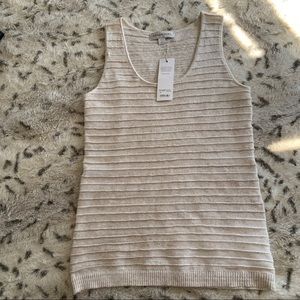 NWT Amour Vert knit Lucinda tank Oatmeal XS